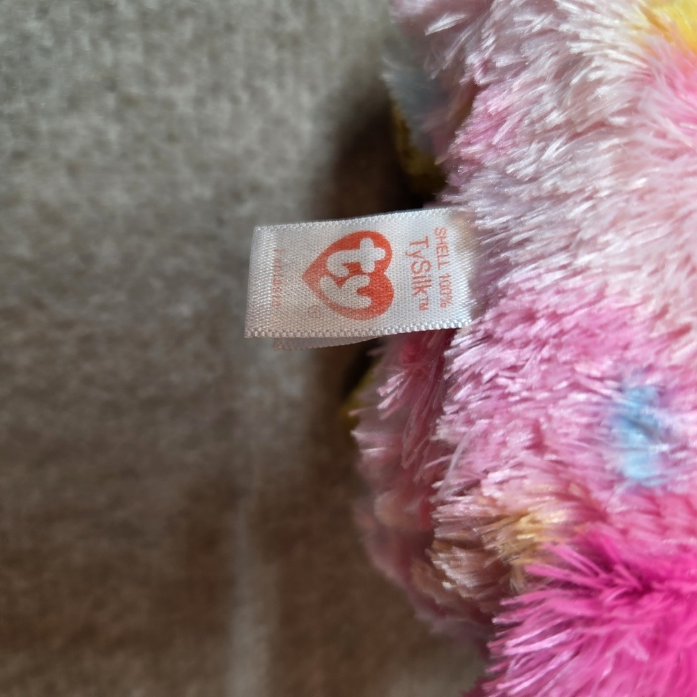 TY Beanie Boos Fantasia 10" Plush Toy Stuffed Animal Unicorn Pink Pastel Glitter - Picture 4 of 8